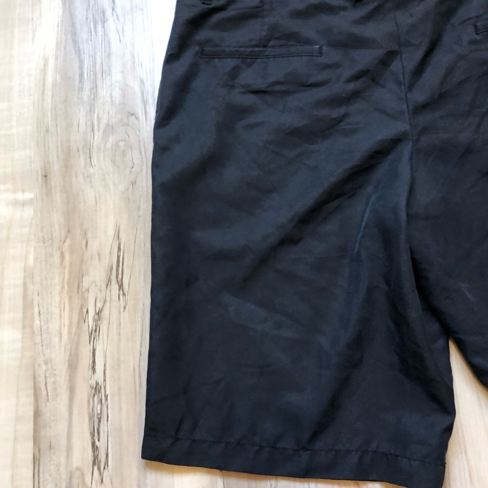 Boss Hugo Boss Hitch Black Flat-Front Men's Shorts 50196230 Golf Green Label - Picture 8 of 15